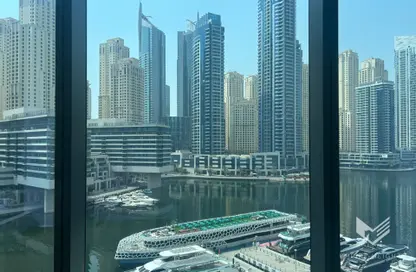 Apartment - 1 Bedroom - 2 Bathrooms for rent in Silverene Tower B - Silverene - Dubai Marina - Dubai