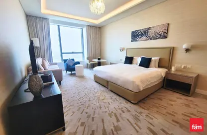 شقة - 1 حمام للايجار في برج النخيل - نخلة جميرا - دبي