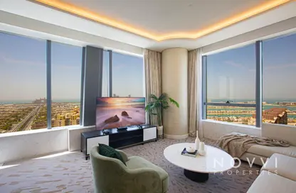 Apartment - 1 Bedroom - 2 Bathrooms for rent in The Palm Tower - Palm Jumeirah - Dubai