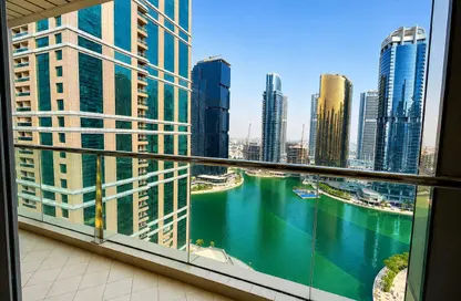 شقة - 3 غرف نوم - 3 حمامات للايجار في جلوبال ليك فيو - (JLT) مجمع E - أبراج بحيرات الجميرا - دبي