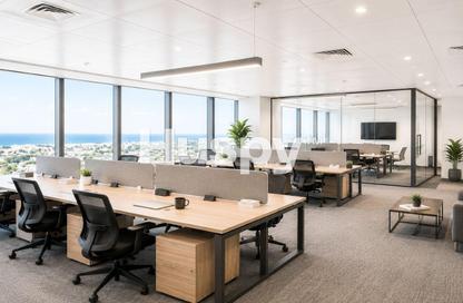 Office Space - Studio - 1 Bathroom for rent in Al Salam Tower - Dubai Media City - Dubai