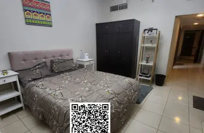 Apartment - Studio - 2 Bathrooms for rent in Orient Tower 2 - Orient Towers - Al Bustan - Ajman