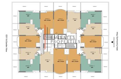 Apartment - 1 - 2 for sale in Azha Views - Al Amerah - Ajman