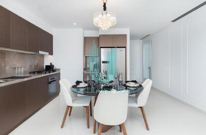 Apartment - 2 - 2 for rent in Beach Isle Tower 1 - Beach Isle - Emaar Beachfront - Dubai Harbour - Dubai