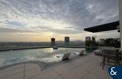 Apartment - 1 Bedroom - 2 Bathrooms for rent in Elegance by Chaimaa - District 18 - Jumeirah Village Circle - Dubai