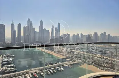 Apartment - 3 Bedrooms - 4 Bathrooms for rent in Marina Vista Tower 2 - Marina Vista - EMAAR Beachfront - Dubai Harbour - Dubai