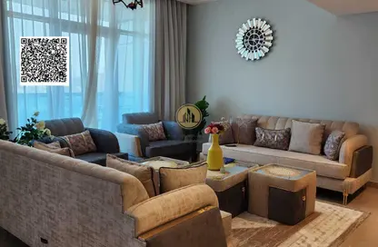 Apartment - 3 Bedrooms - 2 Bathrooms for sale in Corniche Tower - Ajman Corniche Road - Ajman