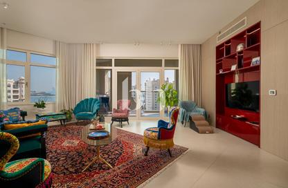 Apartment - 3 for rent in Al Anbara - Shoreline Apartments - Palm Jumeirah - Dubai