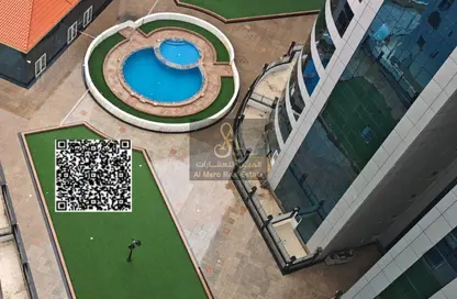 شقة - 2 غرف نوم - 2 حمامات للبيع في أورينت تاور 1 - أورينت تاور - البستان - عجمان