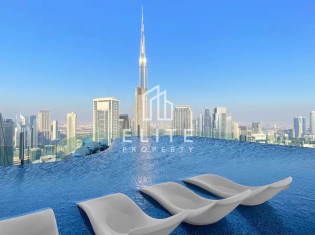 Famous Infinity Pool w/ Burj View | Spacious 1BR