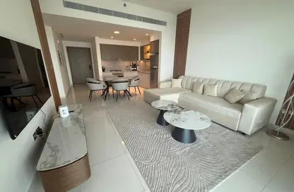 شقة - غرفة نوم - 1 حمام للايجار في جراند بلو تاور 1 - إعمار بيتشفرونت - دبي هاربور - دبي