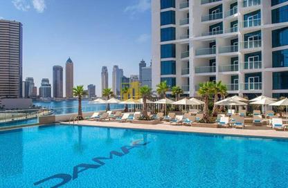 Apartment - Studio - 1 Bathroom for rent in Damac Maison Prive A - Damac Maison Prive - Business Bay - Dubai
