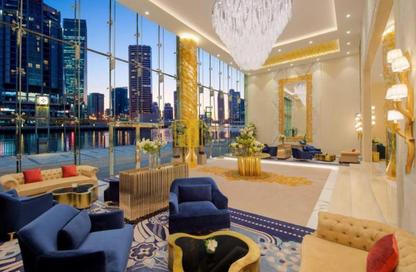 Apartment - Studio - 1 Bathroom for rent in Damac Maison Prive A - Damac Maison Prive - Business Bay - Dubai
