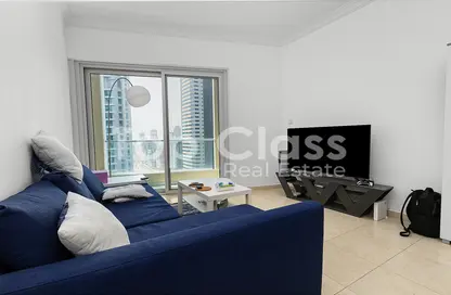 Apartment - 1 Bedroom - 2 Bathrooms for rent in Marina Heights - Dubai Marina - Dubai