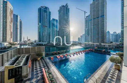 شقة - غرفة نوم - 2 حمامات للايجار في إقامة إم بي إل - (JLT) مجمع K - أبراج بحيرات الجميرا - دبي