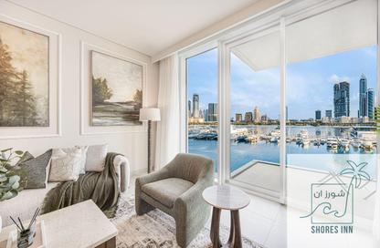 Apartment - 1 Bedroom - 1 Bathroom for rent in Beach Mansion - EMAAR Beachfront - Dubai Harbour - Dubai