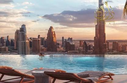 شقة - غرفة نوم - 2 حمامات للبيع في تايجرسكاي تاور - الخليج التجاري - دبي