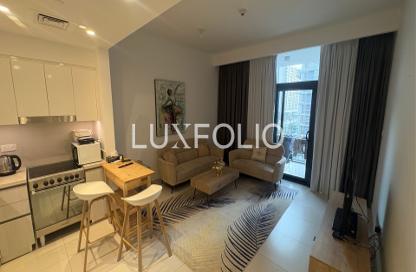 Apartment - 1 - 1 for rent in Park Point Building A - Park Point - Dubai Hills Estate - Dubai