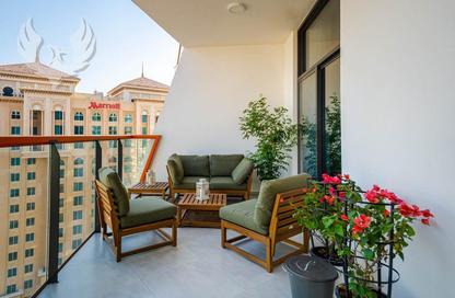 Apartment - 2 - 2 for rent in Binghatti Avenue - Al Jaddaf - Dubai
