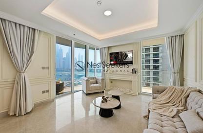 Apartment - 2 Bedrooms - 2 Bathrooms for rent in Palace Beach Residence Tower 1 - Palace Beach Residence - EMAAR Beachfront - Dubai Harbour - Dubai