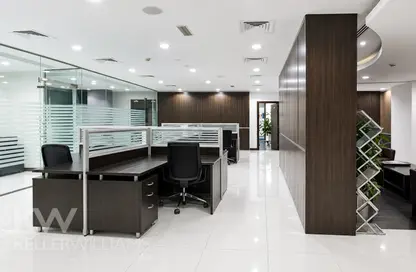 Office Space - Studio - 2 Bathrooms for rent in The Prism - Business Bay - Dubai