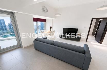 Apartment - 1 - 2 for rent in Cayan Tower - Dubai Marina - Dubai