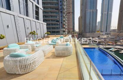 Apartment - 1 - 2 for rent in Cayan Tower - Dubai Marina - Dubai