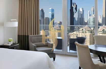 Apartment - Studio - 1 for rent in Kempinski Blvd (The address Blvd) - Downtown Dubai - Dubai