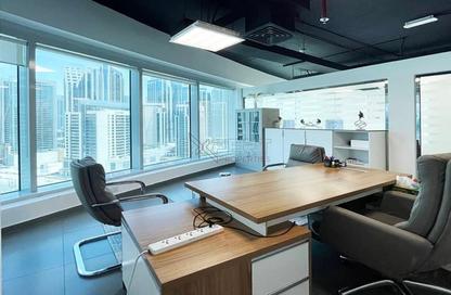Office Space - Studio - 1 Bathroom for rent in The Prime Tower - Business Bay - Dubai