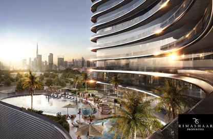 Apartment - Studio - 1 Bathroom for sale in Binghatti Skyflame 1 - Binghatti Skyflame - Majan - Dubai