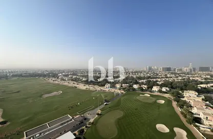 شقة - غرفة نوم - 2 حمامات للايجار في كوندور جولف لينكس 18 - مدينة دبي الرياضية - دبي