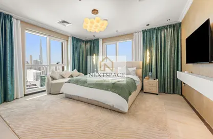 شقة - 2 غرف نوم - 3 حمامات للايجار في برج تشرشل السكني - أبراج تشرشل - الخليج التجاري - دبي