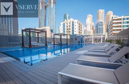 Apartment - Studio - 1 Bathroom for rent in Studio One - Dubai Marina - Dubai