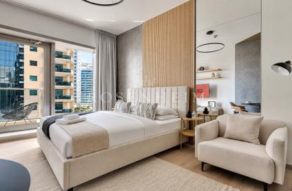 Apartment - Studio - 1 Bathroom for rent in Sparkle Tower 2 - Sparkle Towers - Dubai Marina - Dubai