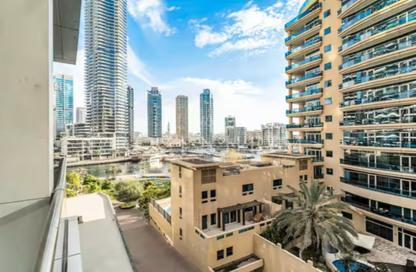 Apartment - Studio - 1 Bathroom for rent in Sparkle Tower 2 - Sparkle Towers - Dubai Marina - Dubai