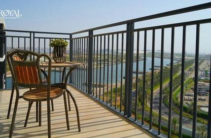 Apartment - Studio - 1 Bathroom for rent in Waters Edge - Yas Island - Abu Dhabi