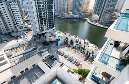Apartment - 1 Bedroom - 2 Bathrooms for rent in Time Place Tower - Dubai Marina - Dubai