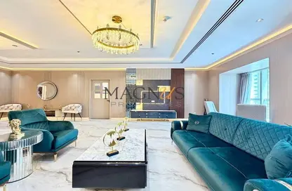 Apartment - 4 Bedrooms - 5 Bathrooms for rent in Elite Residence - Dubai Marina - Dubai