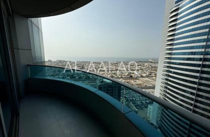 Apartment - 2 Bedrooms - 3 Bathrooms for rent in Blue Tower - Al Majaz 3 - Al Majaz - Sharjah