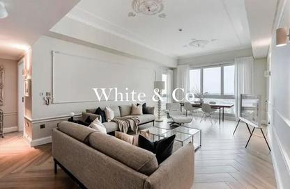 Apartment - 3 Bedrooms - 4 Bathrooms for rent in Marina Residences 2 - Marina Residences - Palm Jumeirah - Dubai