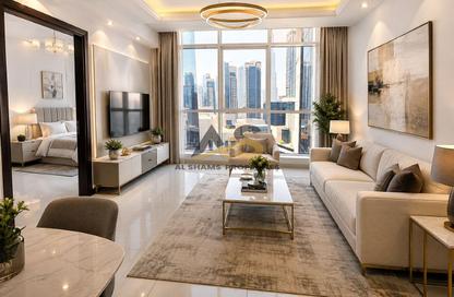 Apartment - 1 Bedroom - 2 Bathrooms for rent in Majestic Tower - Al Abraj street - Business Bay - Dubai
