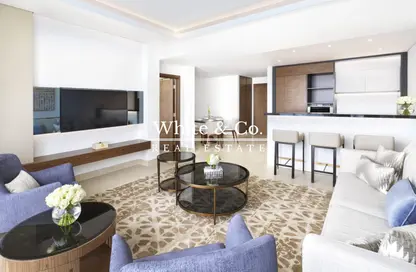 النزل و الشقق الفندقية - غرفة نوم - 2 حمامات للايجار في سوفيتيل ذا اوبليسك - 2 أم حرير - ام هرير - دبي