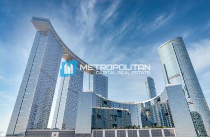 Apartment - 1 Bedroom - 2 Bathrooms for sale in The Gate Tower 1 - Shams Abu Dhabi - Al Reem Island - Abu Dhabi