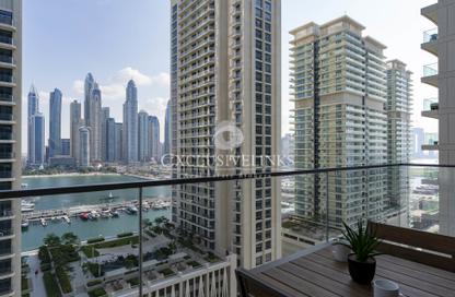 Apartment - 1 Bedroom - 1 Bathroom for rent in Beach Isle Tower 1 - Beach Isle - Emaar Beachfront - Dubai Harbour - Dubai