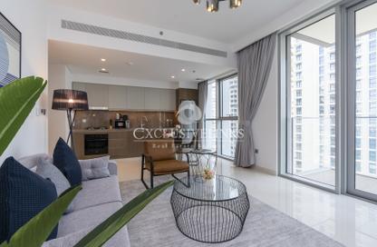 Apartment - 1 Bedroom - 1 Bathroom for rent in Beach Isle Tower 1 - Beach Isle - Emaar Beachfront - Dubai Harbour - Dubai