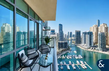 Apartment - 2 Bedrooms - 3 Bathrooms for sale in Al Majara 2 - Al Majara Towers - Dubai Marina - Dubai