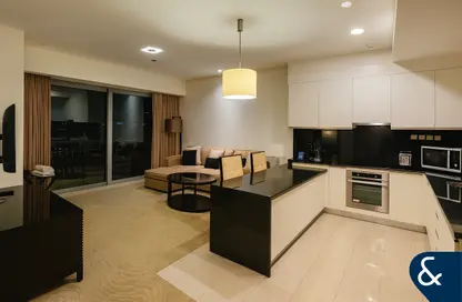 شقة - غرفة نوم - 2 حمامات للايجار في جي دبليو ماريوت هوتيل مارينا - دبي مارينا - دبي