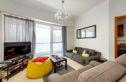 Apartment - 1 Bedroom - 2 Bathrooms for rent in Saba Tower 3 - JLT Cluster Q - Jumeirah Lake Towers - Dubai