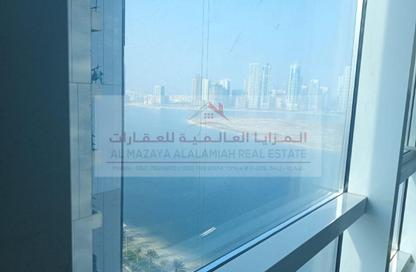 Apartment - 1 - 2 for rent in Palm Tower 1 - Palm Towers - Al Majaz - Sharjah