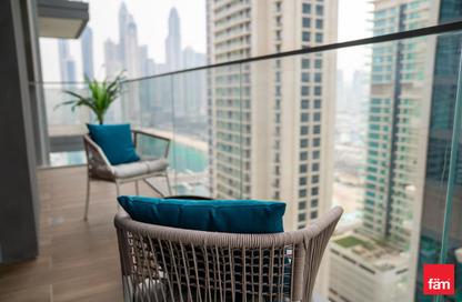 Apartment - 1 Bedroom - 1 Bathroom for rent in Beach Isle Tower 1 - Beach Isle - Emaar Beachfront - Dubai Harbour - Dubai